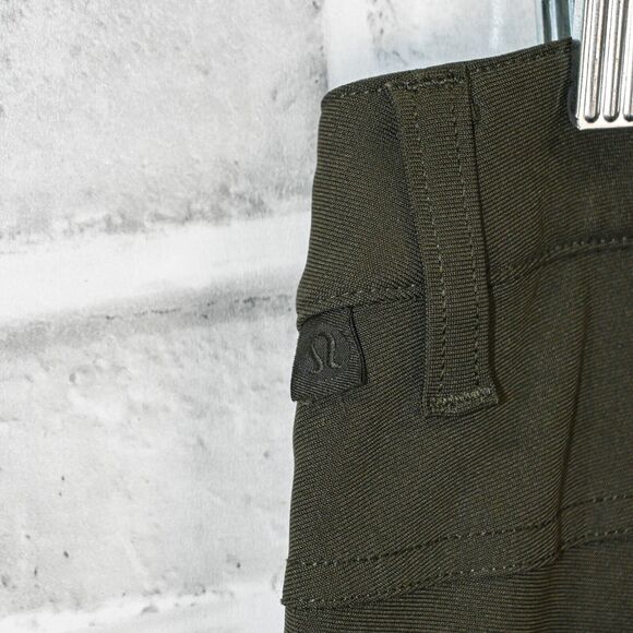 Lululemon Men's ABC 5 Pocket Chino Pants in olive Green size 28 - Picture 3 of 6